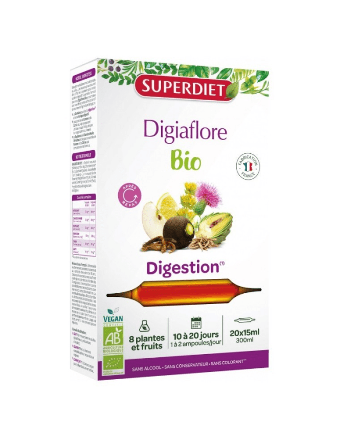 Superdiet Digiaflore Bio pour une Digestion Saine