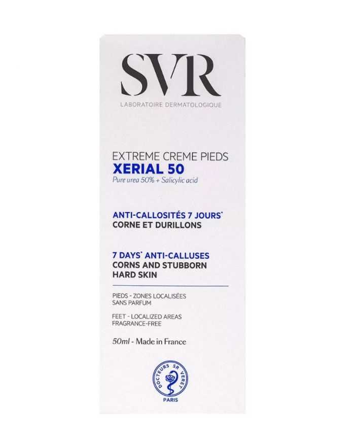 Crème pour pieds SVR XERIAL 50 Extrême 50 ml