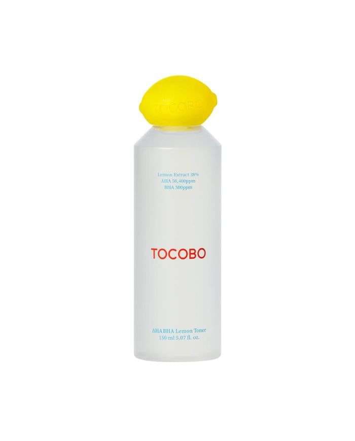 Toner au Citron TOCOBO AHA BHA 150 ml pour Peau Éclatante