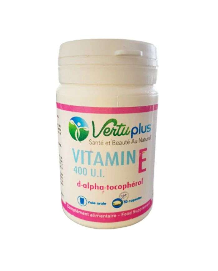 VertuPLUS : Vitamine E 50 Capsules Antioxydantes