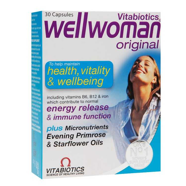 Vitabiotics Wellwoman Original : Complément Vitalité Femme