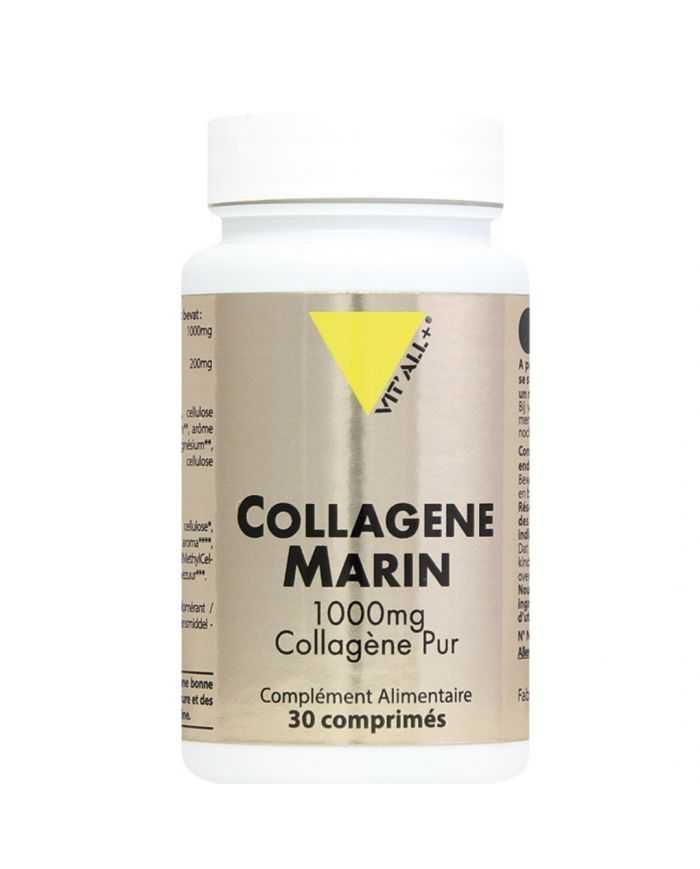 Vital+ Collagène Marin Pur 1000mg : Eclat et Jeunesse