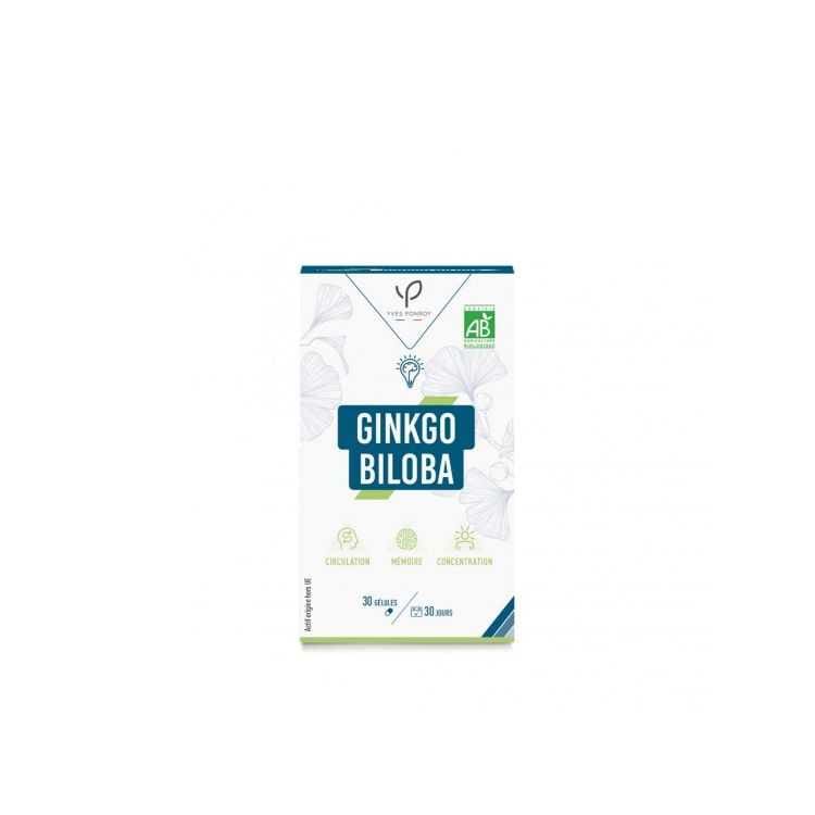 Ginkgo Biloba Bio par Yves Ponroy – 30 gélules