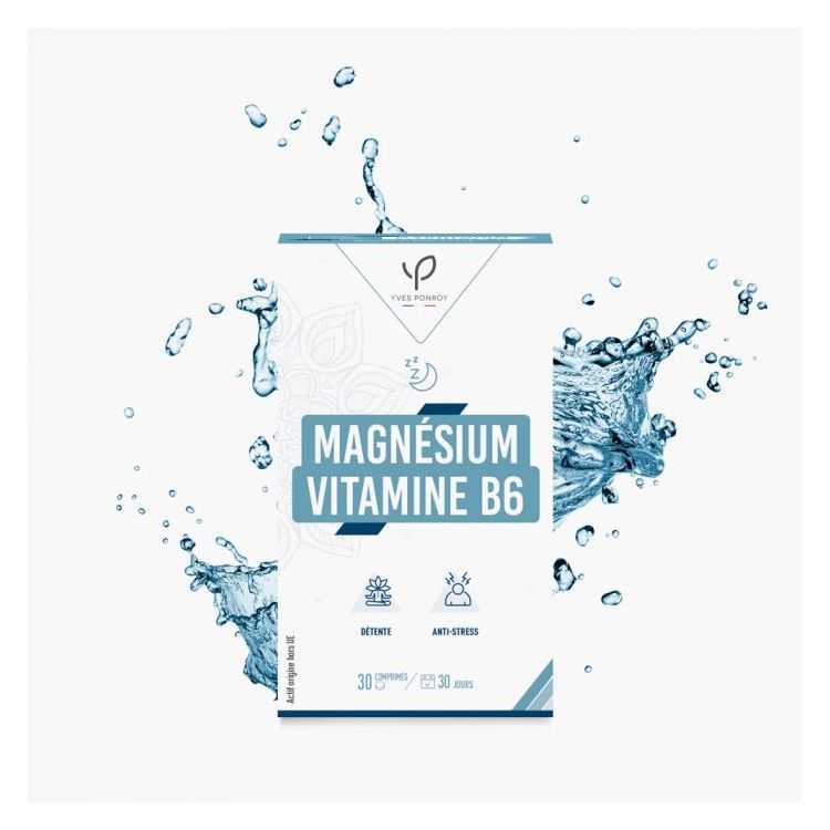 Yves Ponroy Magnésium avec Vitamine B6 – 30 Comprimés