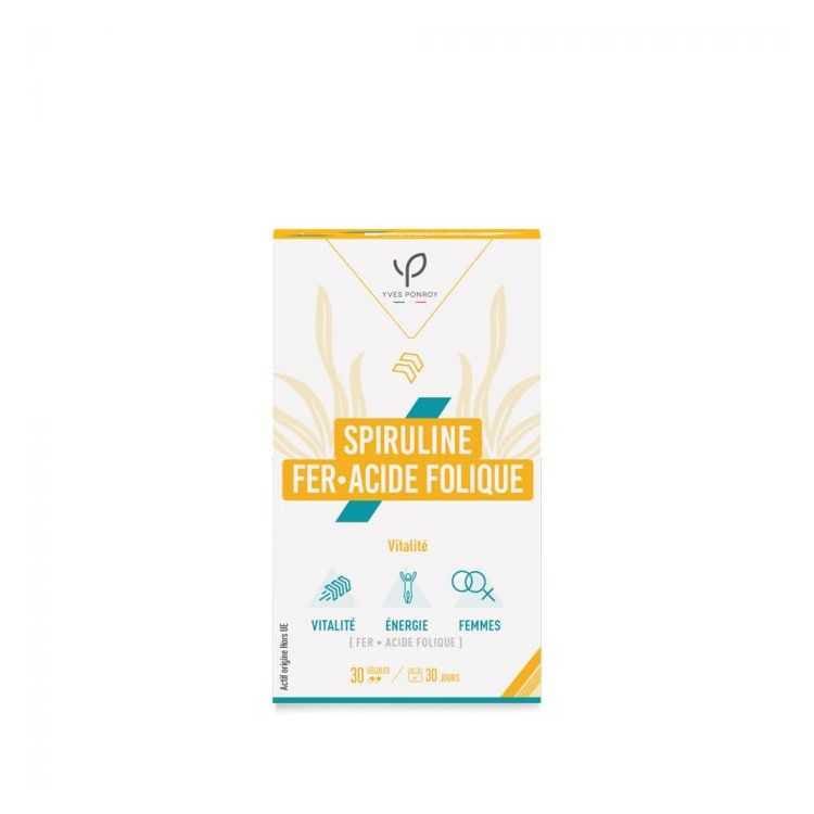Yves Ponroy Spiruline : Fer et Acide Folique en Gélules
