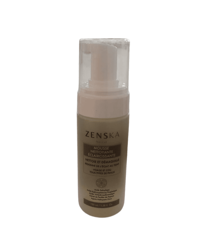 Mousse Nettoyante Éclaircissante Zenska 150 ml