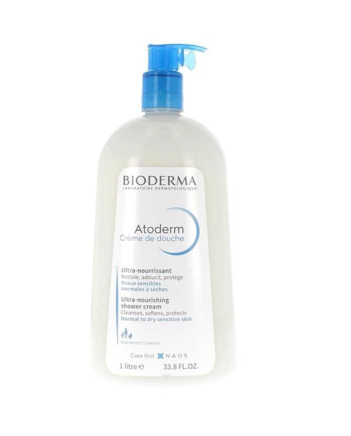 Crème de Douche Atoderm de Bioderma 1L pour Peau Sèche