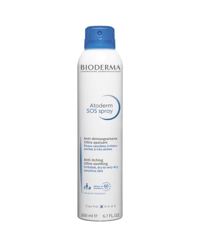 Bioderma Atoderm SOS Spray 200 ml pour peaux sensibles