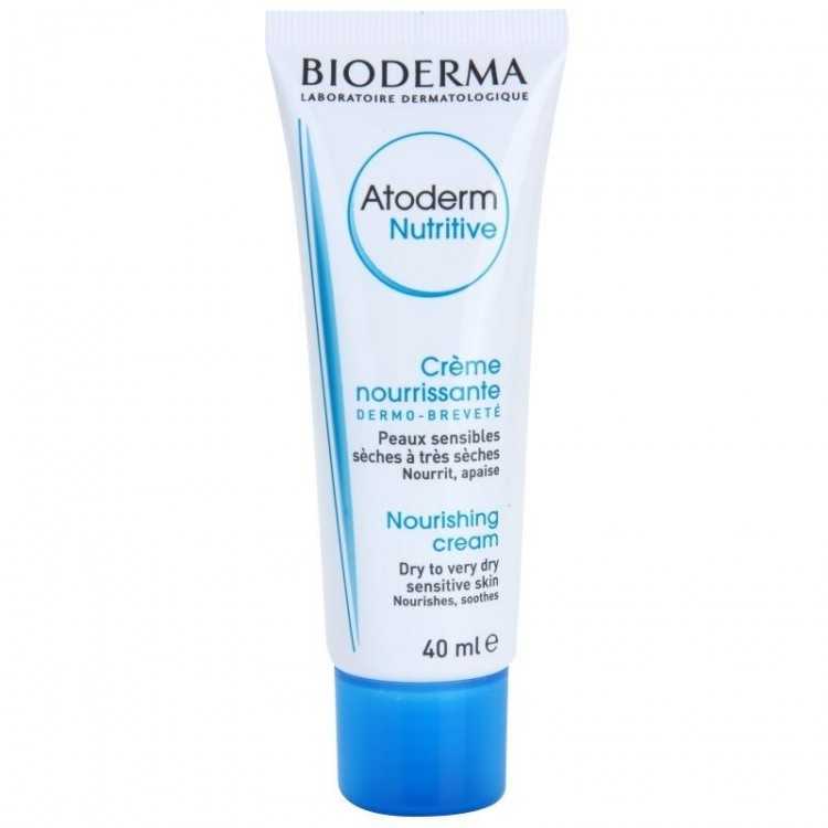 Crème Nourrissante Atoderm Bio 40 ml pour Peau Sèche