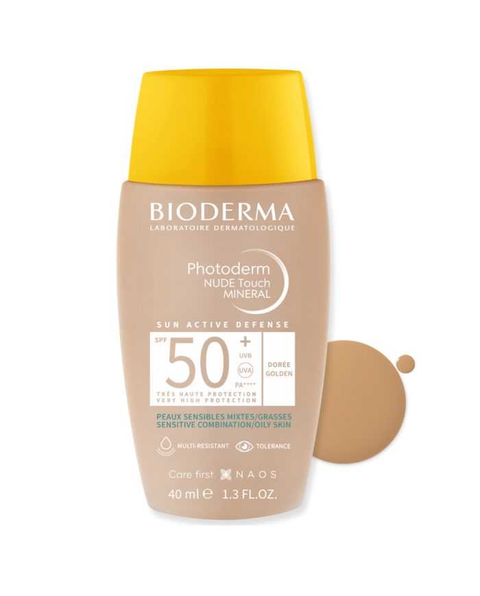 Bioderma Photoderm Nude Touch SPF 50+ Teinte Dorée