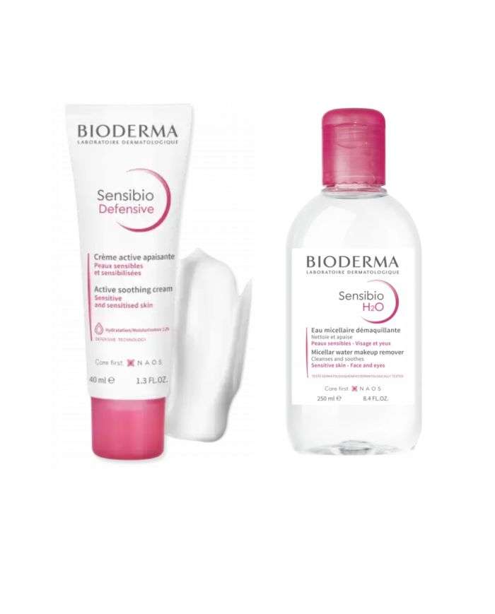 Coffret apaisant Bioderma Sensibio pour peau sensible