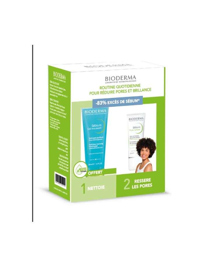 Bioderma Sébium Pore Refiner 30ml + Gel Moussant
