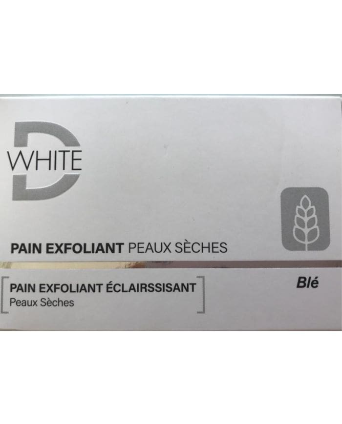Pain exfoliant D-White pour peaux sèches