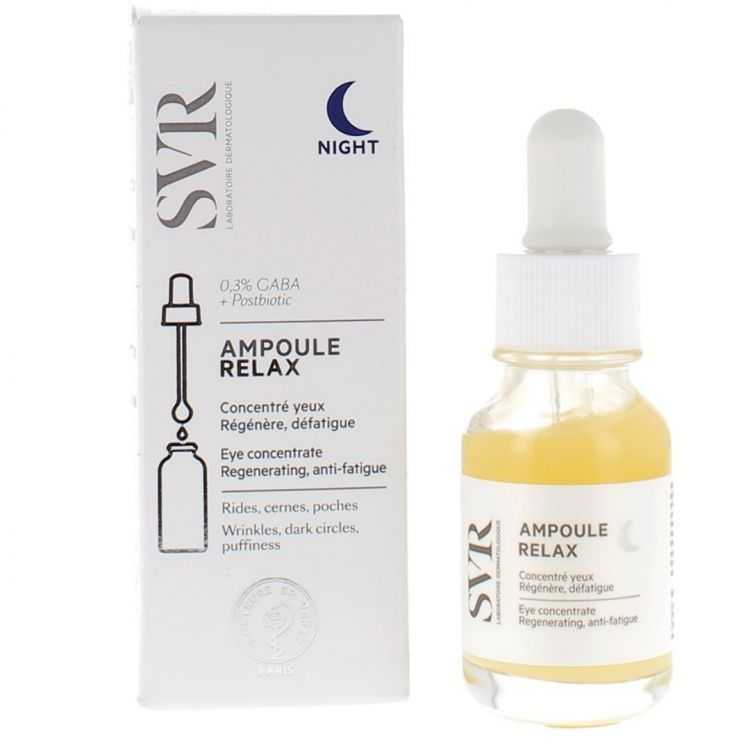 Ampoules Relaxantes SVR Nuit 15ml pour Yeux