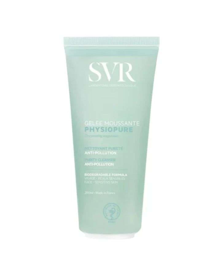Gelée Moussante SVR PhysioPure 200 ml pour Peau Éclatante