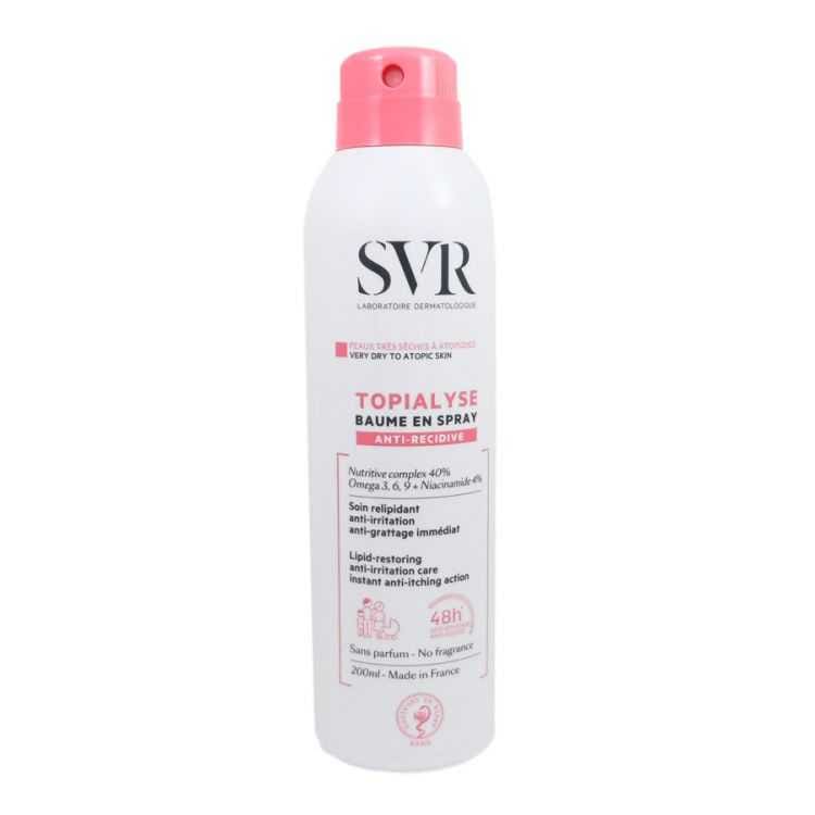 SVR Topialyse Baume Spray 200ml - Hydratation et Réparation